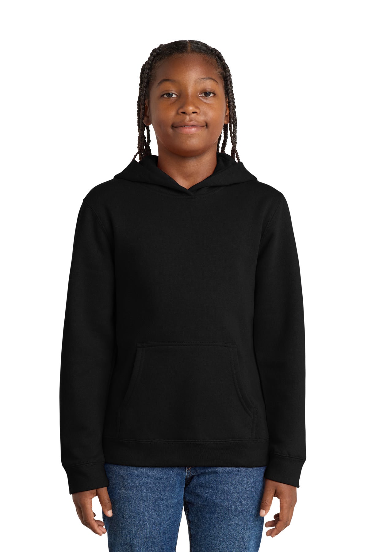 District® Youth V.I.T.Fleece Hoodie DT6100Y - Black - XS