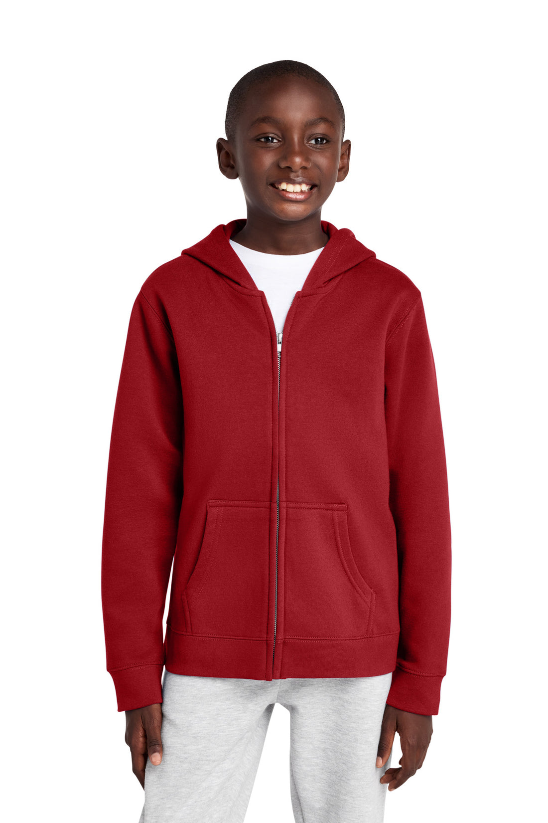 District® Youth V.I.T. Fleece Full-Zip Hoodie DT6102Y