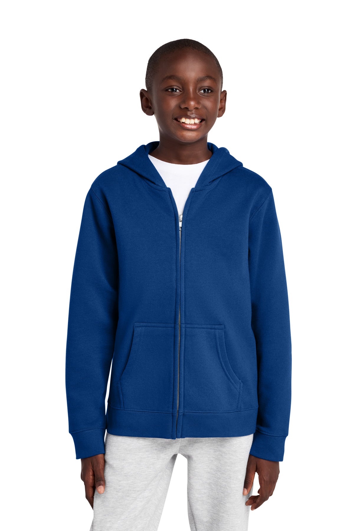 District® Youth V.I.T. Fleece Full-Zip Hoodie DT6102Y