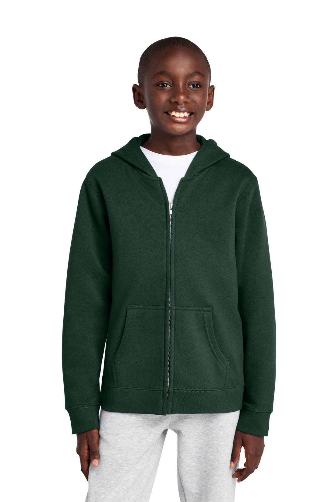 District® Youth V.I.T. Fleece Full-Zip Hoodie DT6102Y