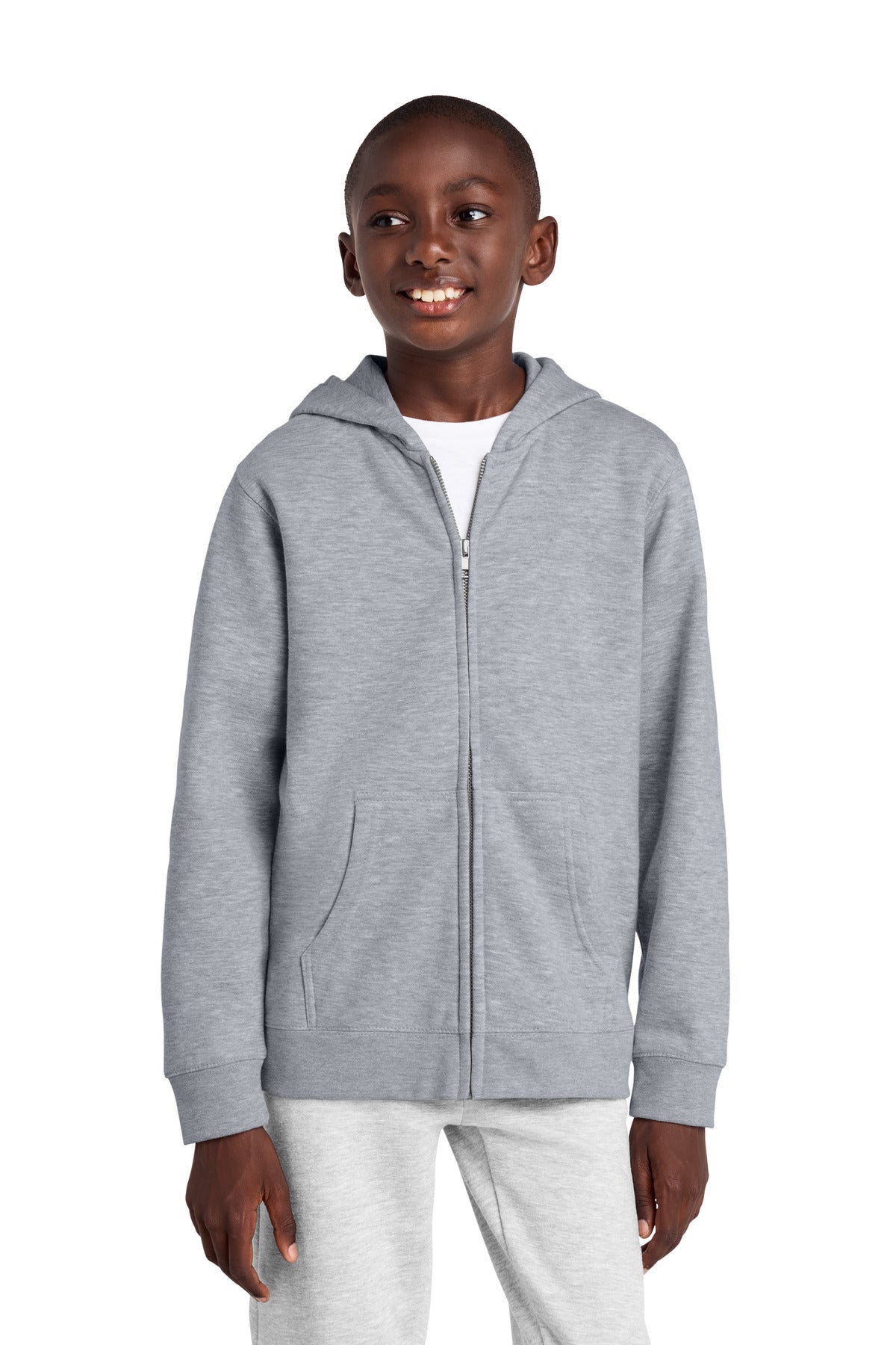District® Youth V.I.T. Fleece Full-Zip Hoodie DT6102Y