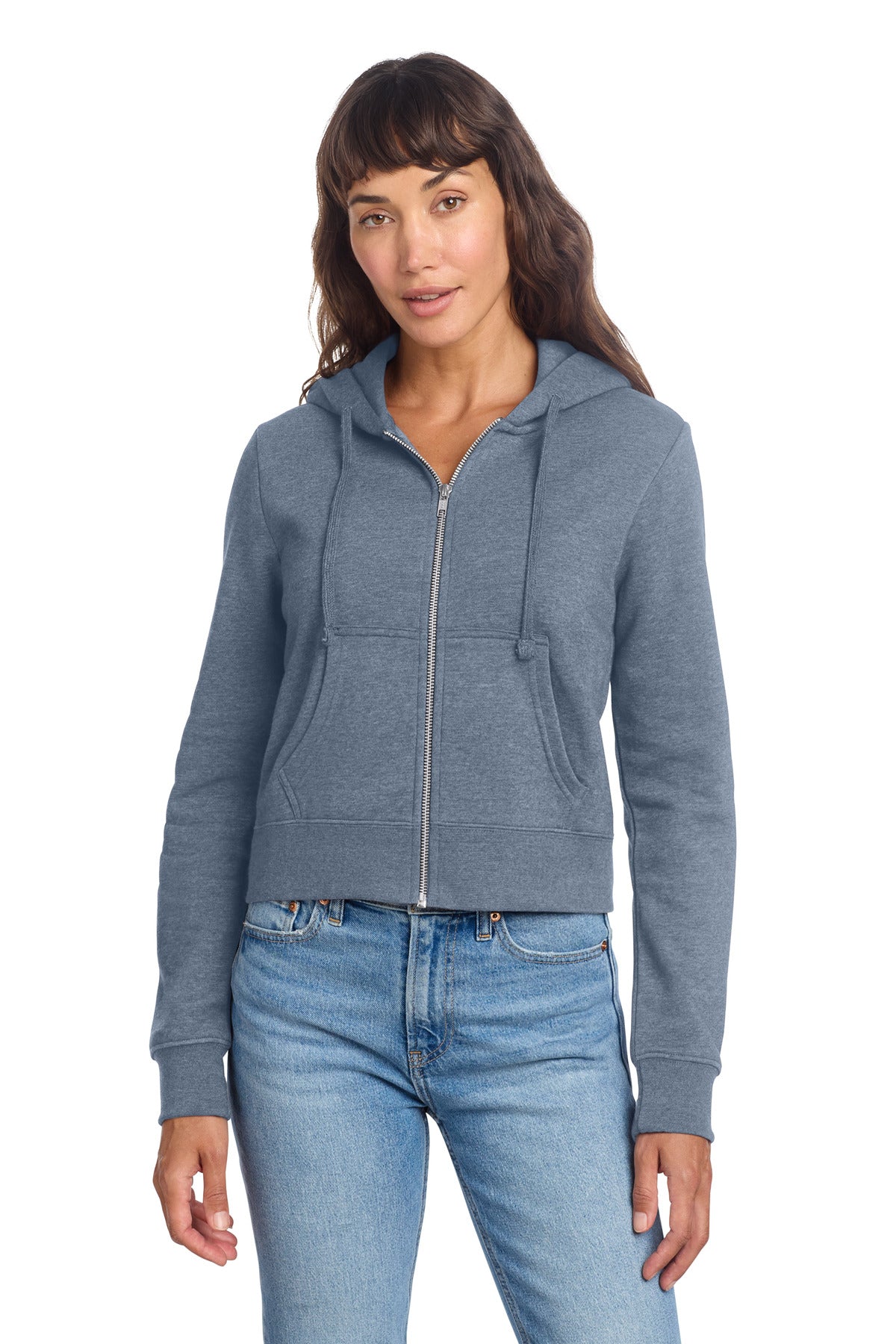 District® Women's V.I.T. Fleece Full-Zip Hoodie DT6103