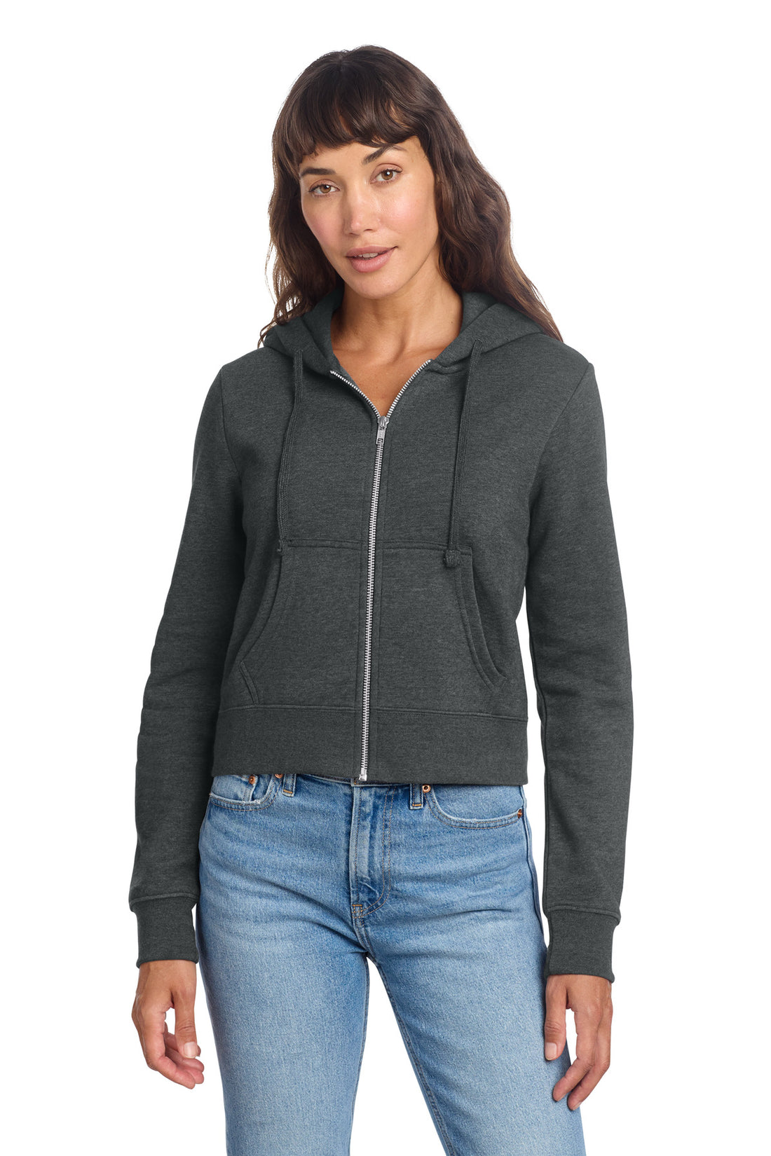 District® Women's V.I.T. Fleece Full-Zip Hoodie DT6103