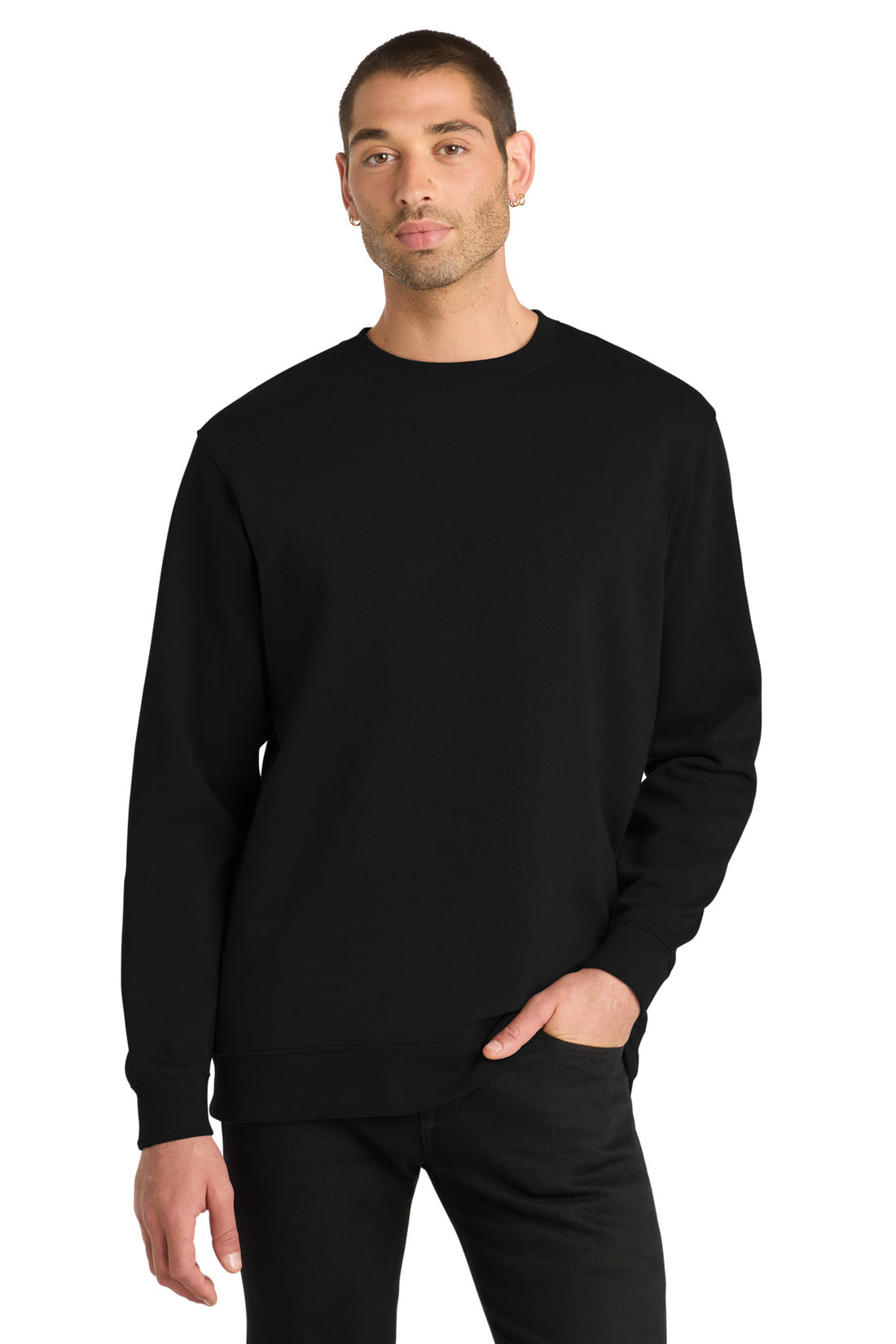 District® V.I.T.Fleece Crew DT6104 - Black - 2XL