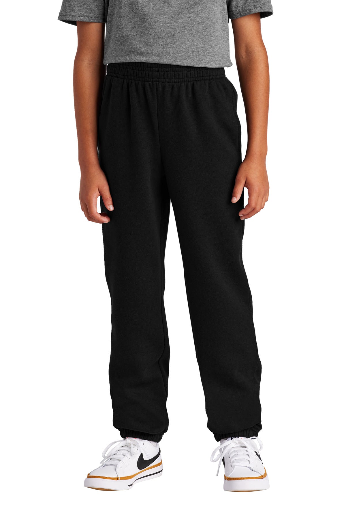 District® Youth V.I.T. Fleece Sweatpant DT6112Y - Black - L