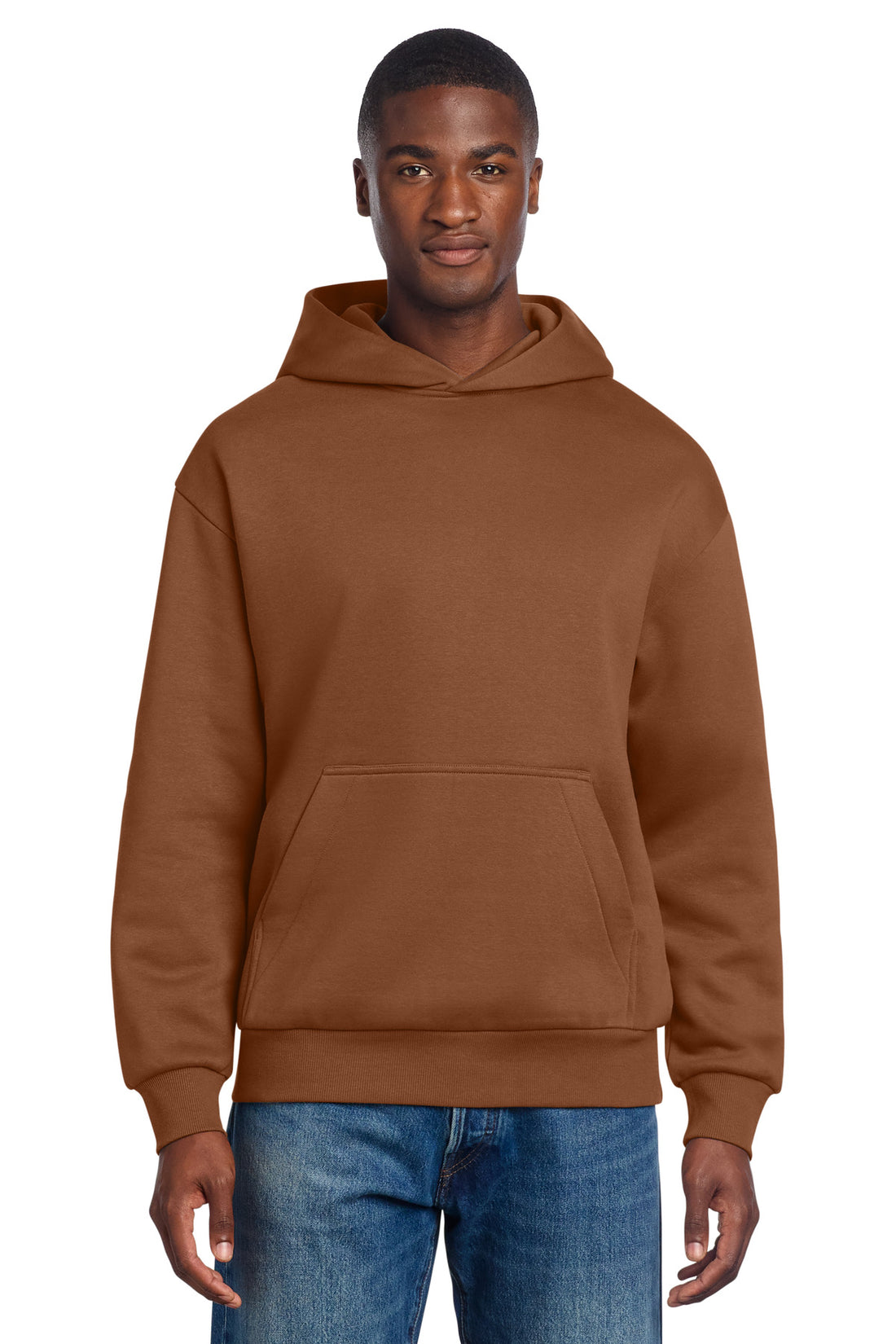 District® V.I.T. Heavyweight Fleece Hoodie DT6150 - Baked Clay - 2XL