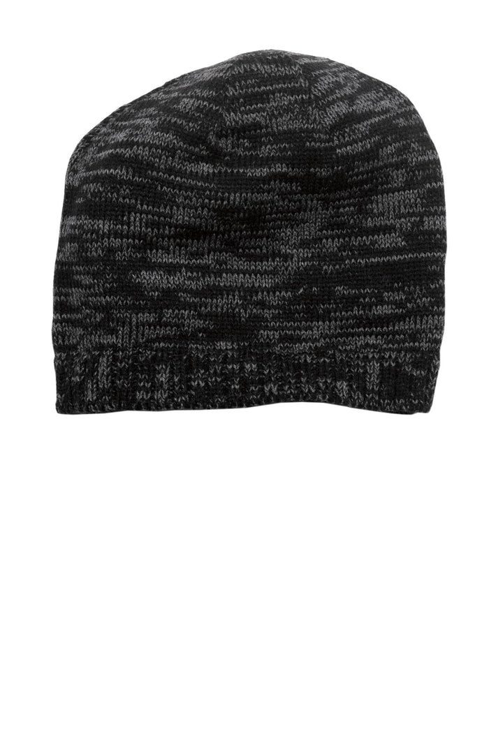 District® Spaced-Dyed Beanie DT620 - Black/ Charcoal - OSFA