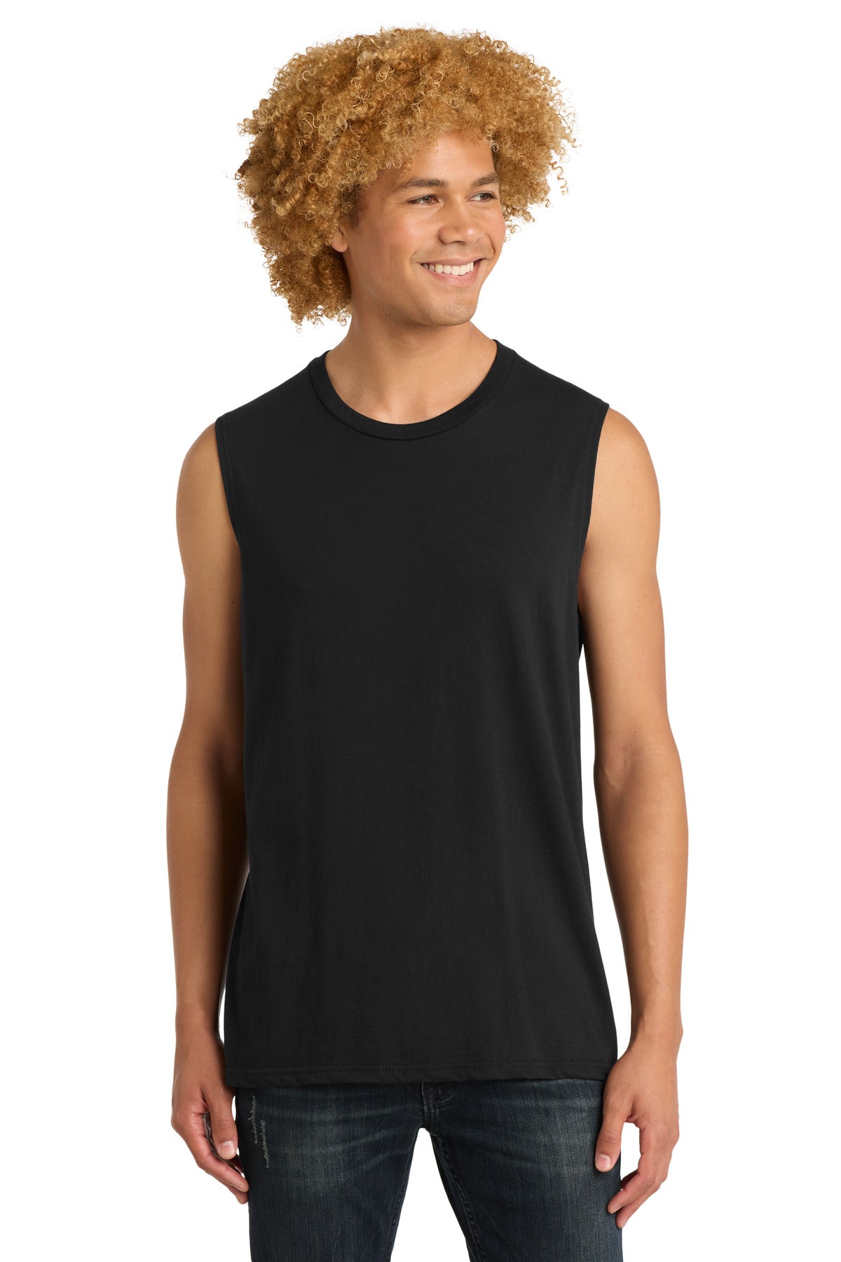 District ® V.I.T.   Muscle Tank. DT6300 - Black - 2XL
