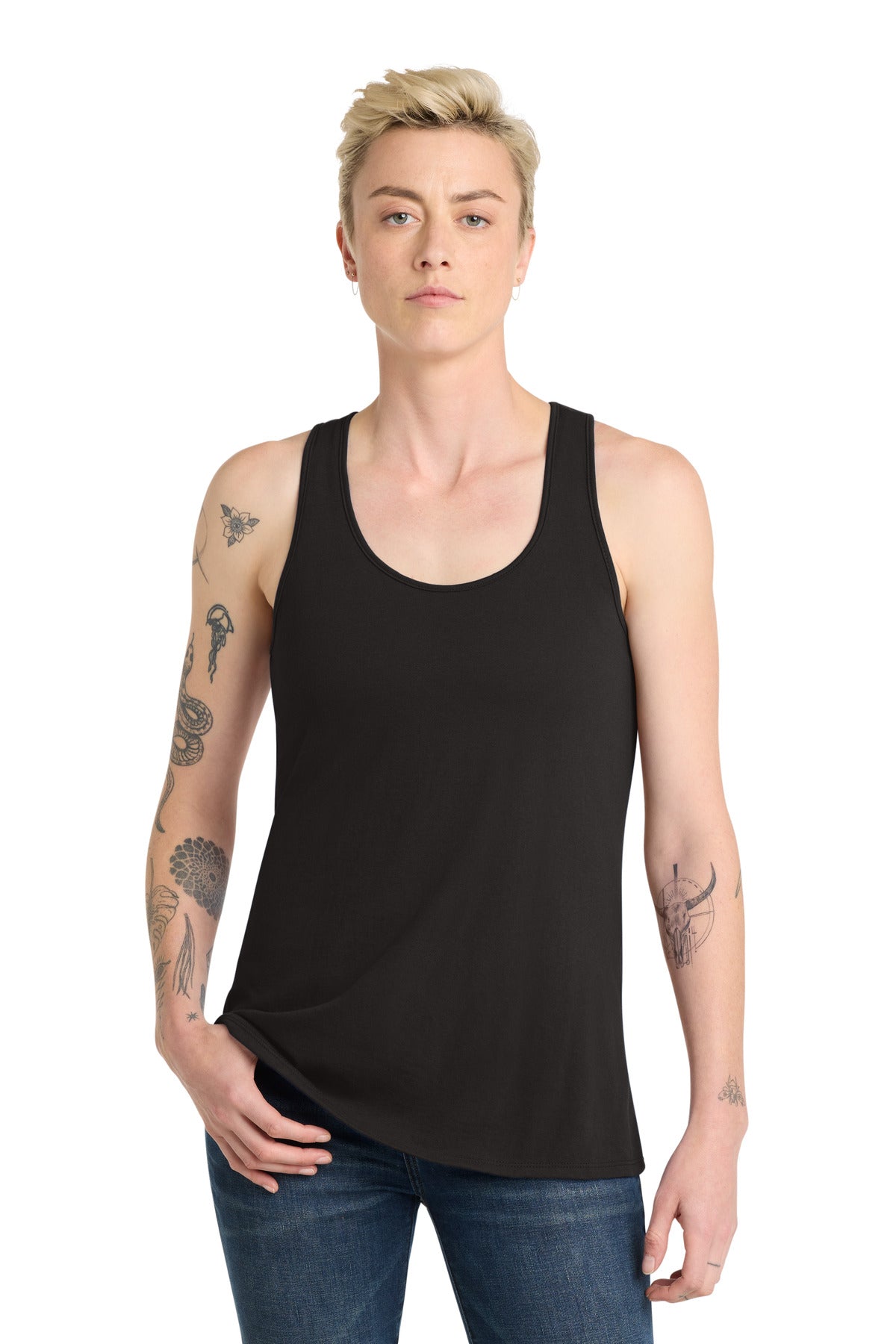 District ® Women's V.I.T.  Racerback Tank. DT6302 - Black - XS