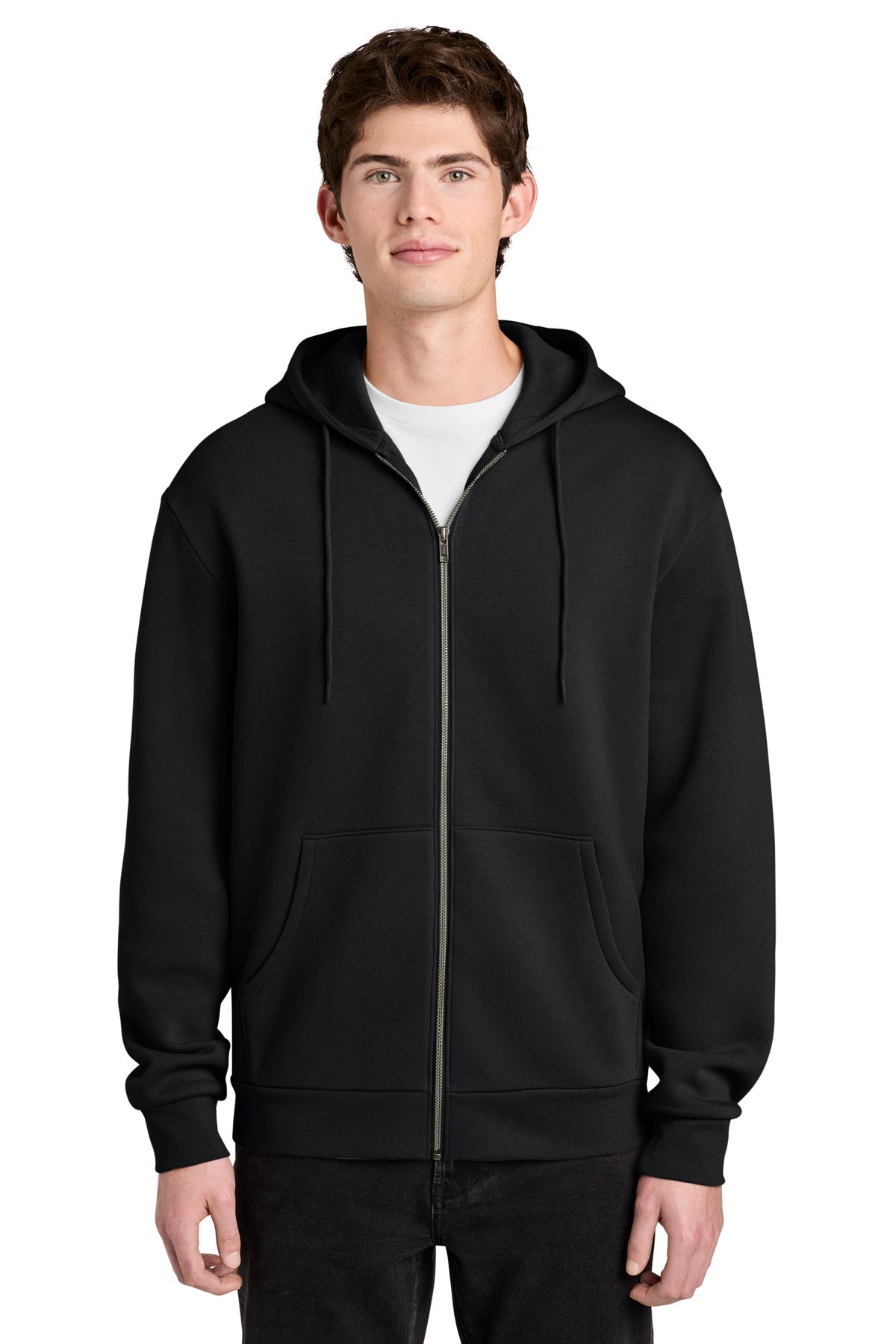 District® MelloFleece Full-Zip Hoodie DT6702 - Black - 2XL