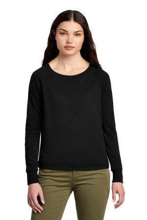 District® Women's Featherweight French Terry Long Sleeve Crewneck DT672