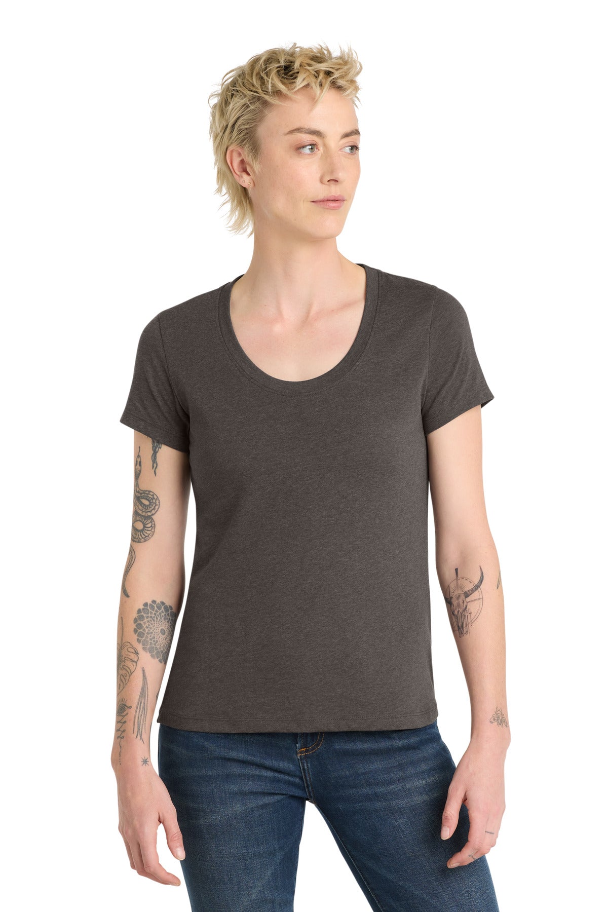 District ® Women's Flex Scoop Neck Tee DT7501