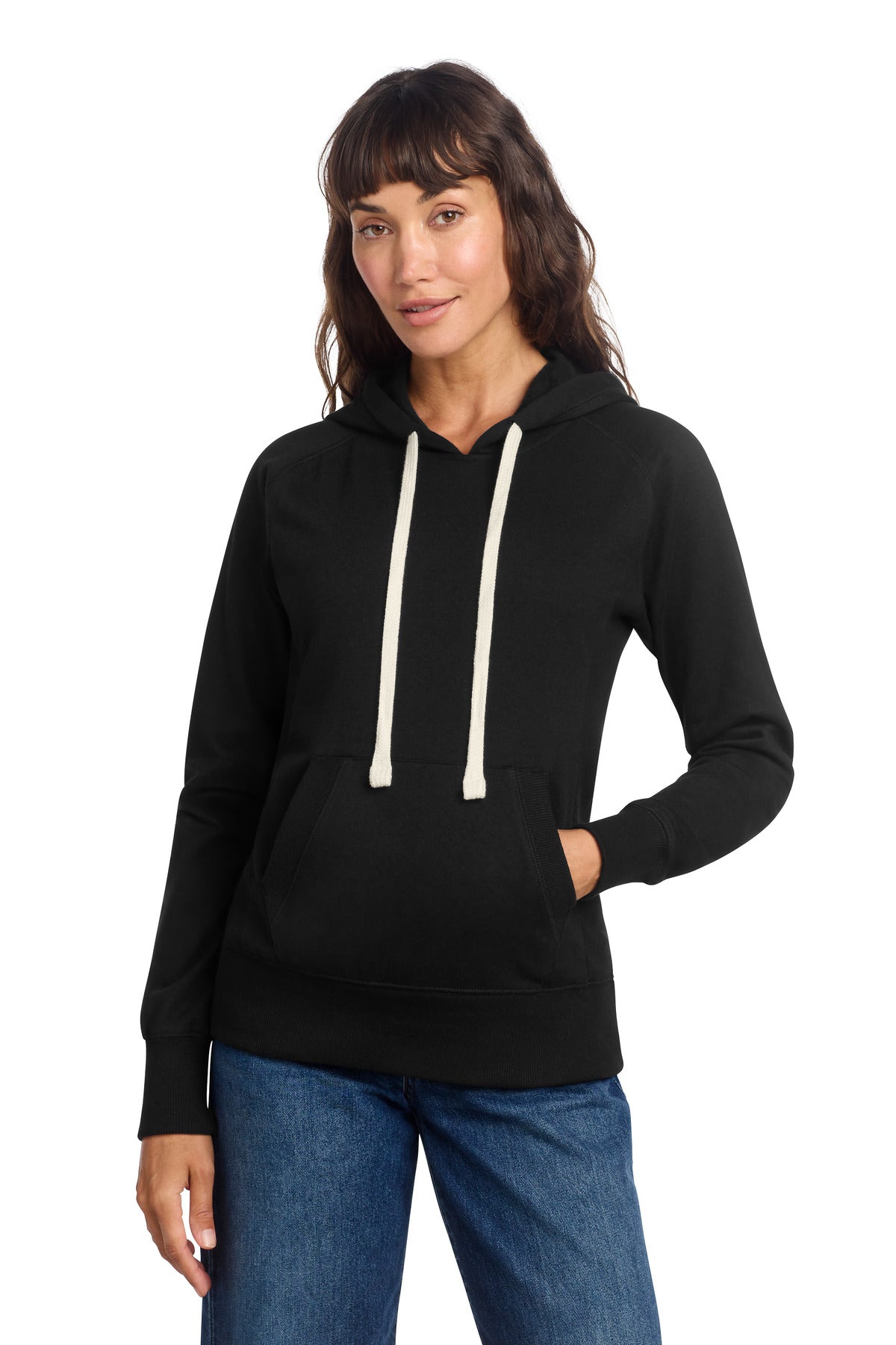 District® Women's Re-Fleece Hoodie DT8101 - Black - 3XL