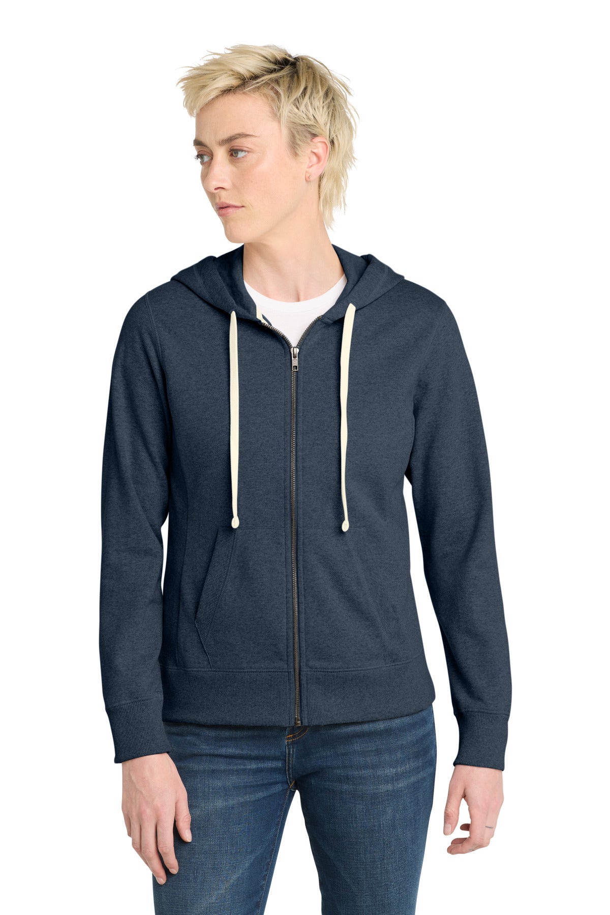 District® Women's Re-FleeceFull-Zip Hoodie DT8103