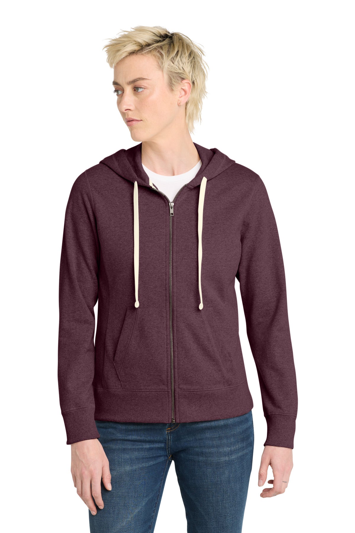 District® Women's Re-FleeceFull-Zip Hoodie DT8103