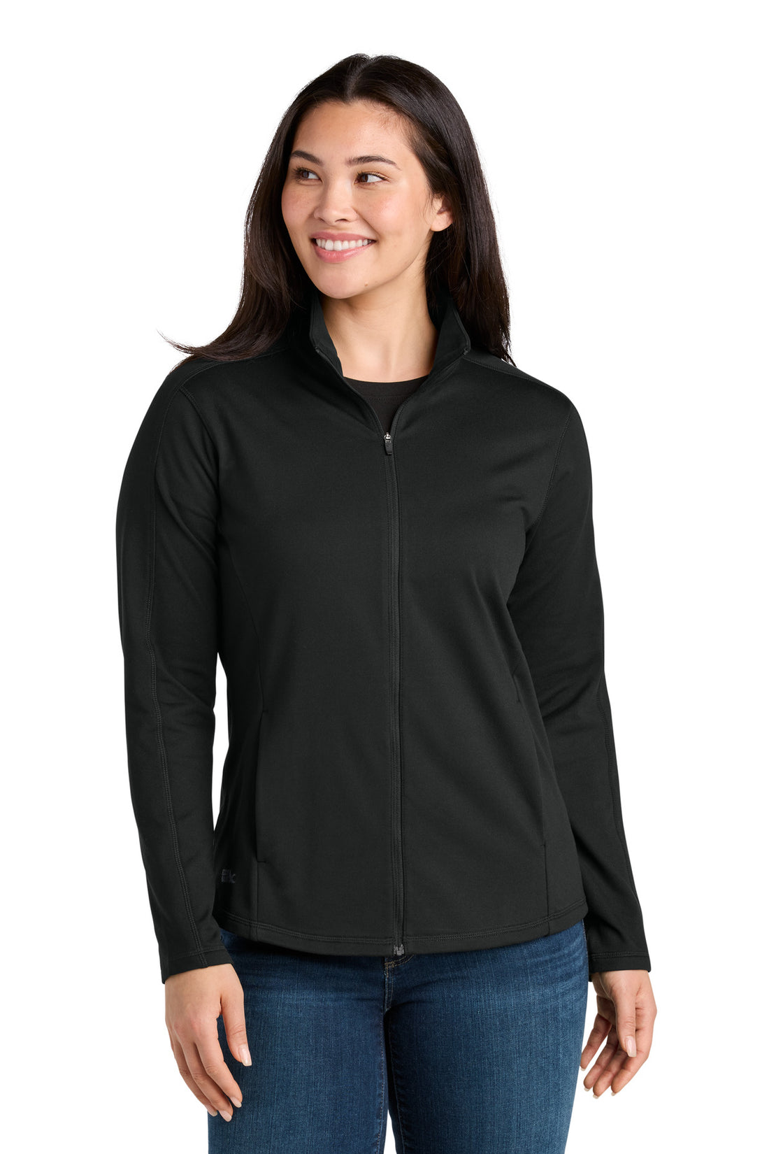 Eddie Bauer® Women's Adventurer Full-Zip EB121 - Deep Black - 2XL