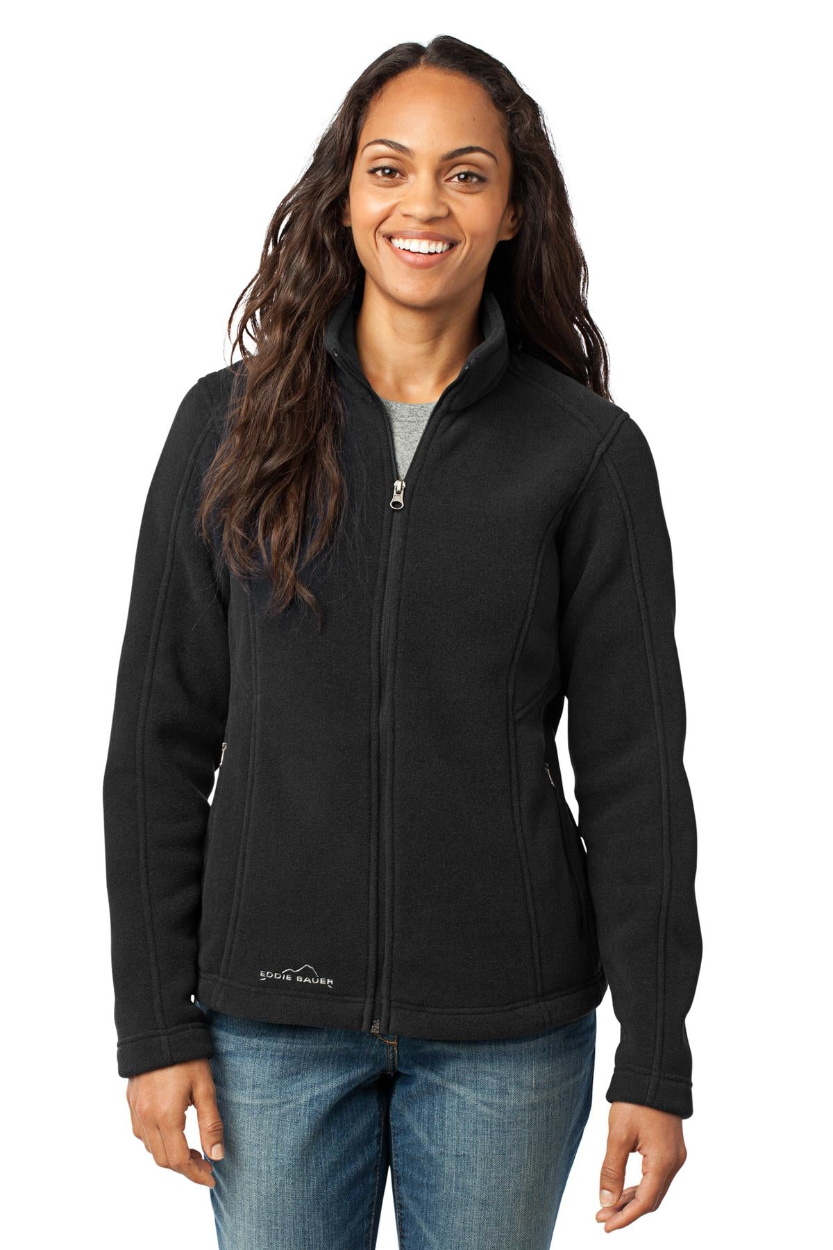 Eddie Bauer® - Women's Full-Zip Fleece Jacket. EB201 - Black - 2XL