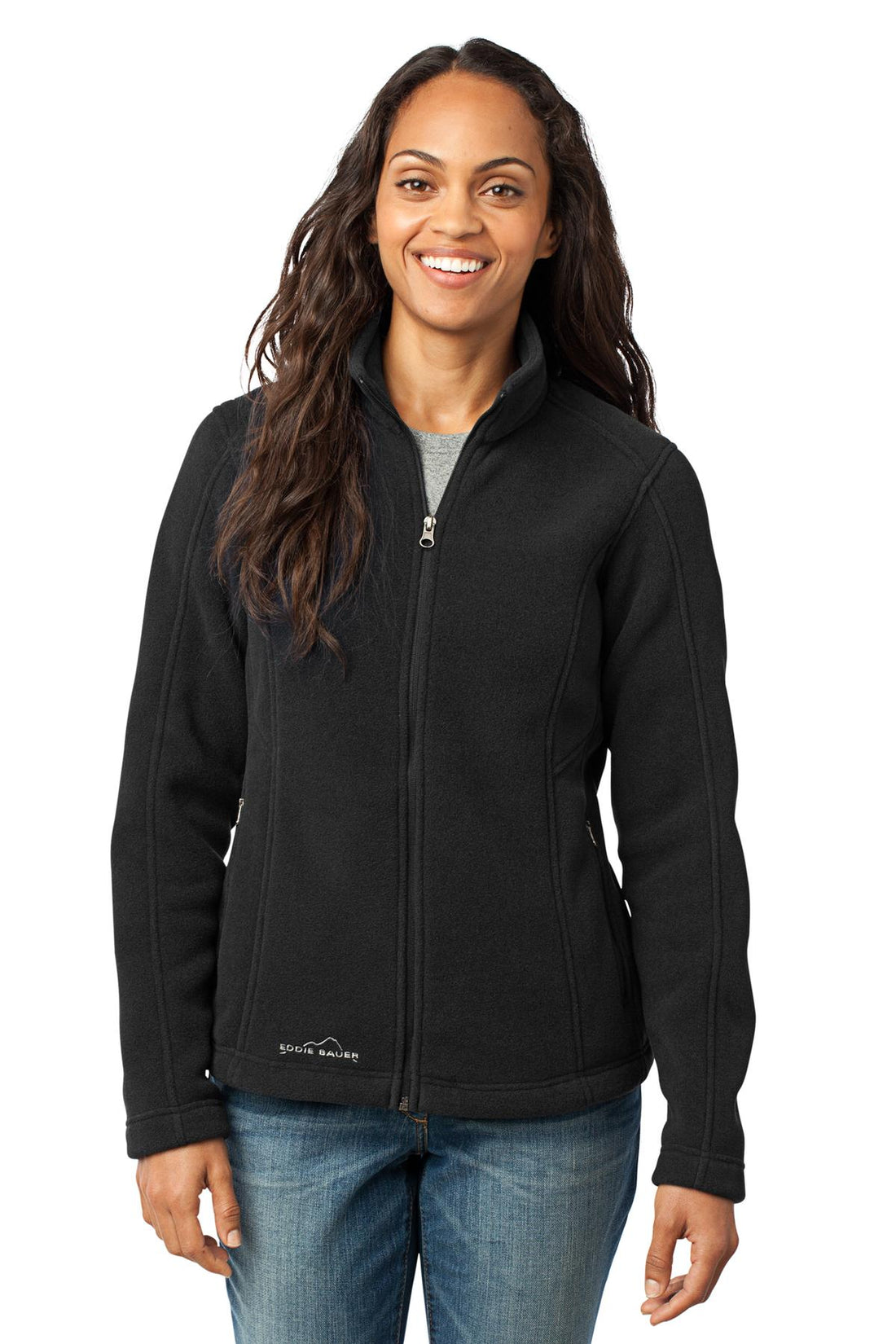 Eddie Bauer® - Women's Full-Zip Fleece Jacket. EB201 - Black - 2XL