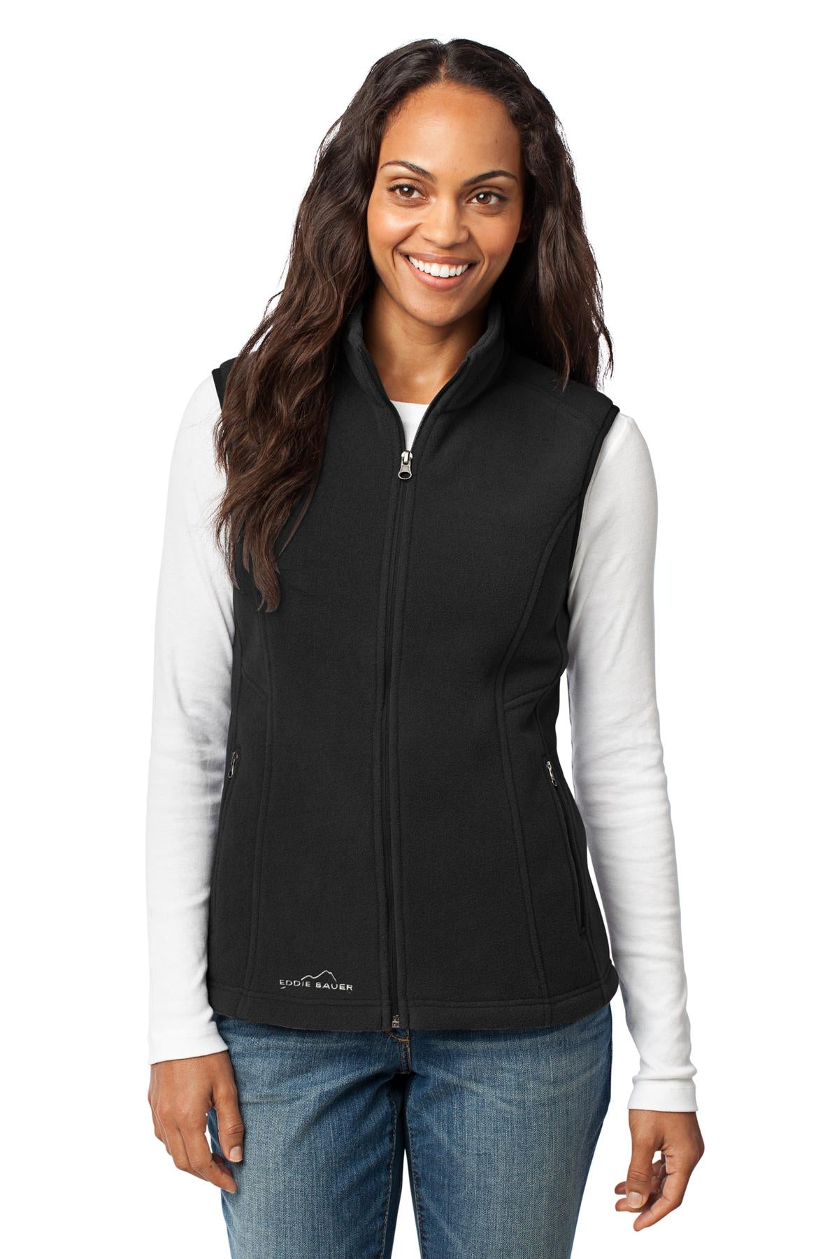 Eddie Bauer® - Women's Fleece Vest. EB205 - Black - 2XL