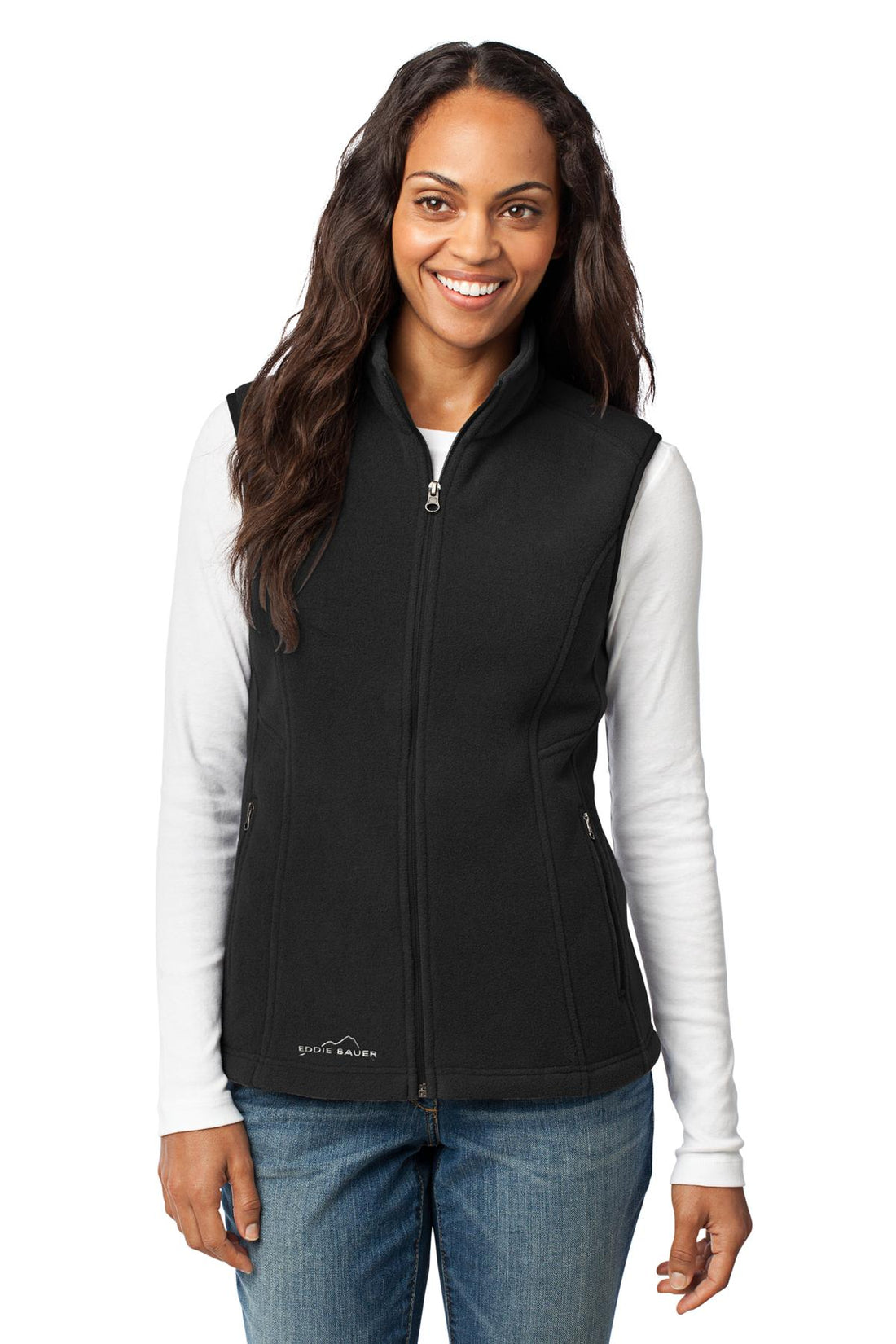 Eddie Bauer® - Women's Fleece Vest. EB205 - Black - 2XL
