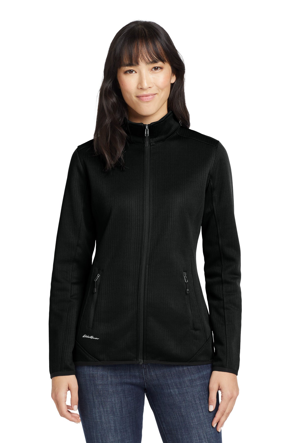 Eddie Bauer ® Women's Dash Full-Zip Fleece Jacket. EB243 - Black - 2XL