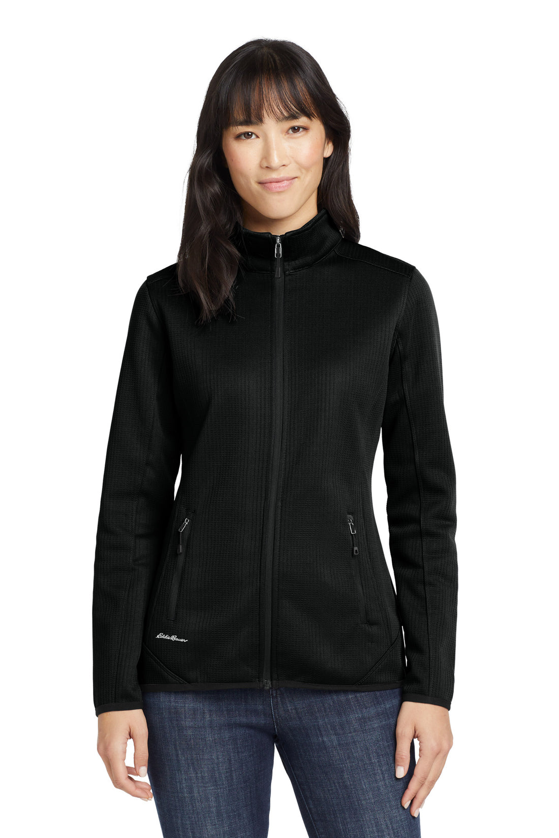 Eddie Bauer ® Women's Dash Full-Zip Fleece Jacket. EB243 - Black - 2XL
