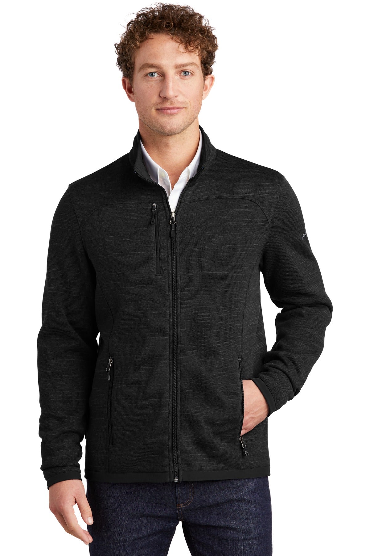 Eddie Bauer ® Sweater Fleece Full-Zip. EB250 - Black - 2XL