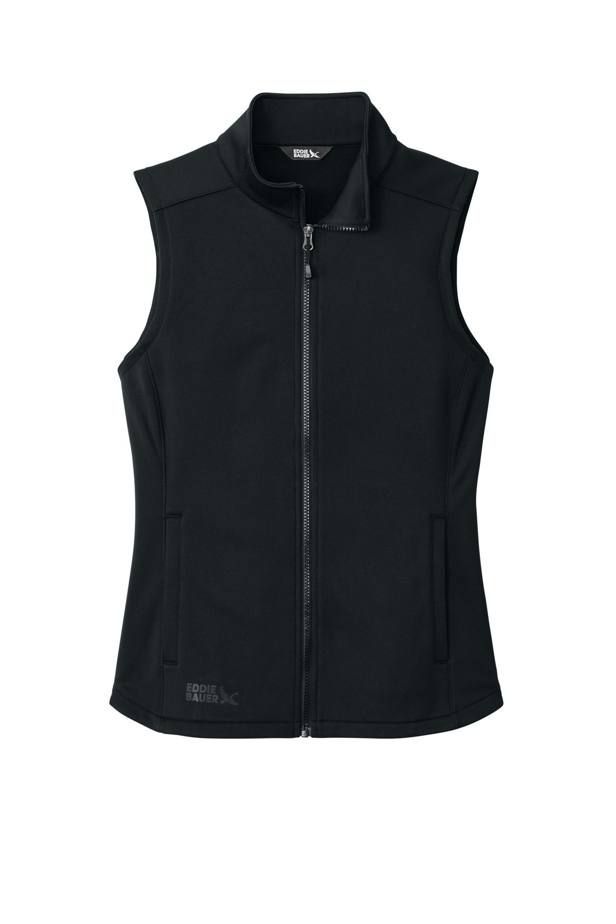 Eddie Bauer® Women's Smooth Mid Layer Fleece Vest EB2570 - Black - 2XL