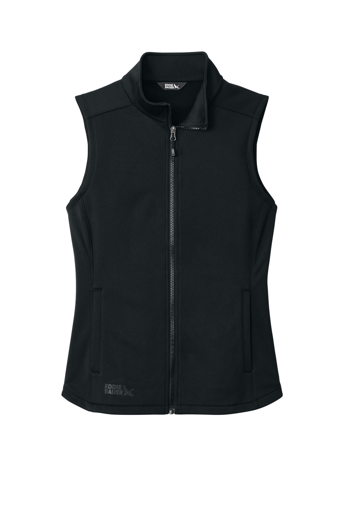 Eddie Bauer® Women's Smooth Mid Layer Fleece Vest EB2570 - Black - 2XL