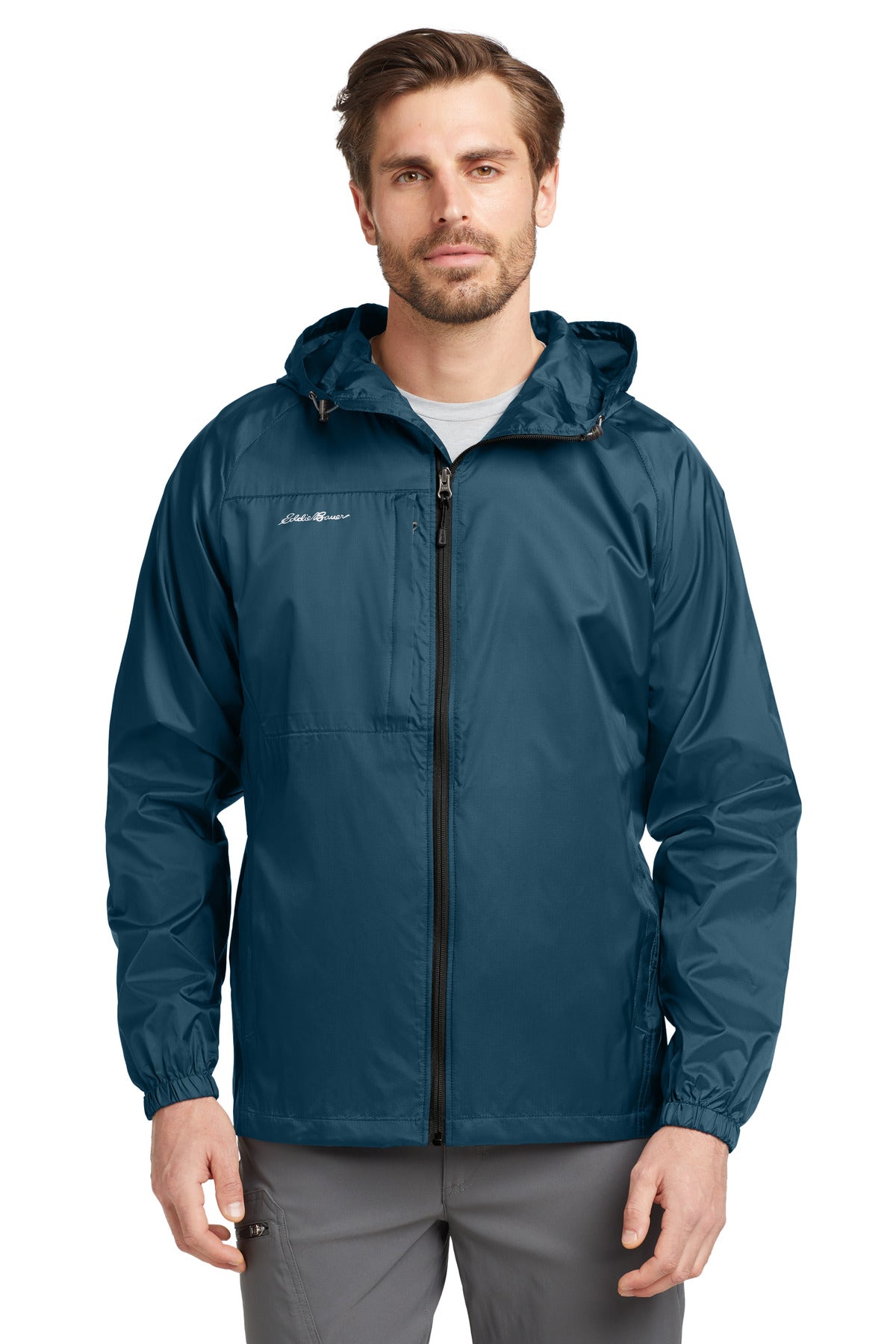 Eddie Bauer® - Packable Wind Jacket. EB500 - Adriatic Blue - 2XL