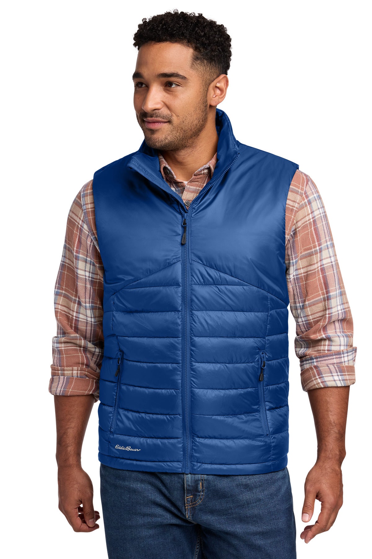 Eddie Bauer® Quilted Vest EB512 - Cobalt Blue - 2XL