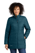 Eddie Bauer® Women's Packable Quilted Full-Zip EB515 - Adriatic Blue - 2XL