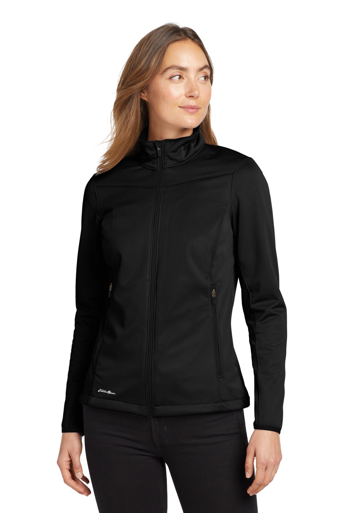 Eddie Bauer® Women's Weather-Resist Soft Shell Jacket. EB539 - Black - 2XL
