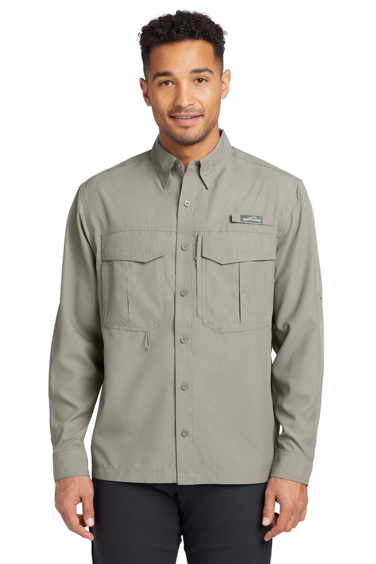 Eddie Bauer® - Long Sleeve Performance Fishing Shirt. EB600