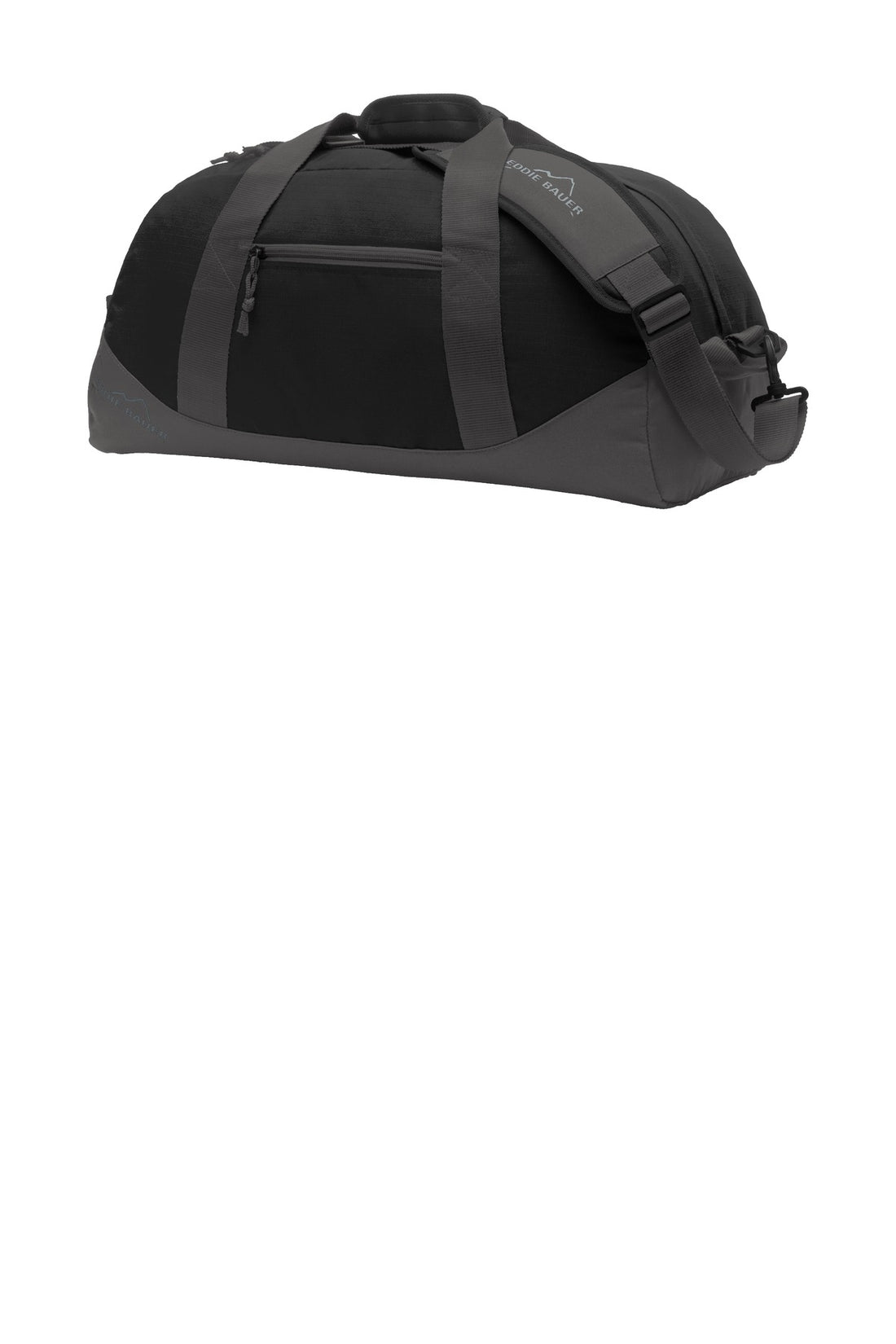 Eddie Bauer® Medium Ripstop Duffel. EB900 - Black/ Grey Steel - OSFA