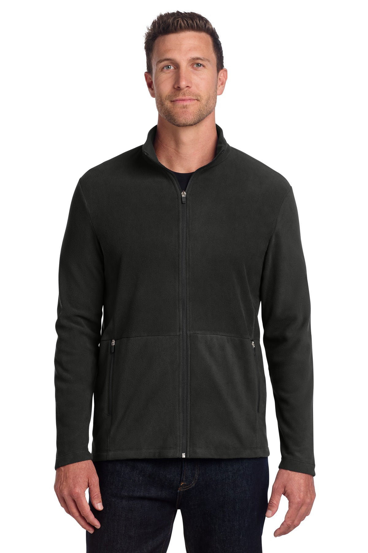 Port Authority® Accord Microfleece Jacket F151 - Black - 2XL