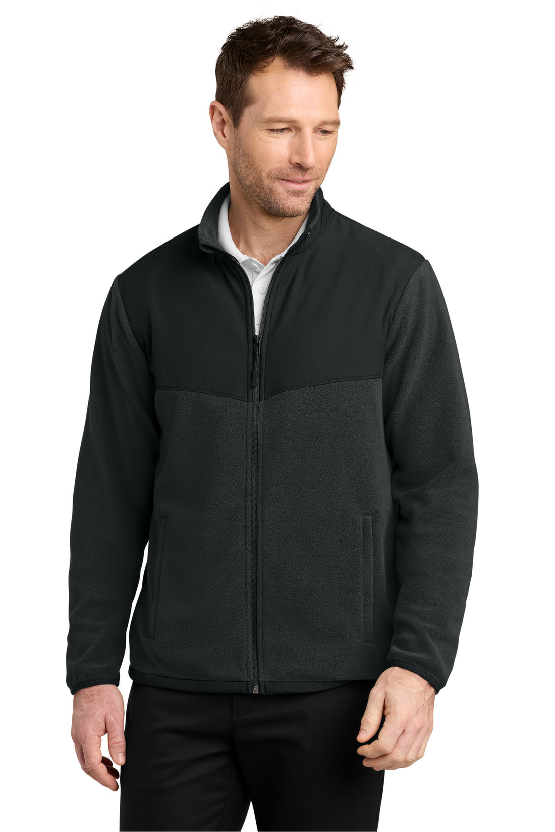 Port Authority® Therma-Tek Fleece Jacket F180 - Black - 2XL
