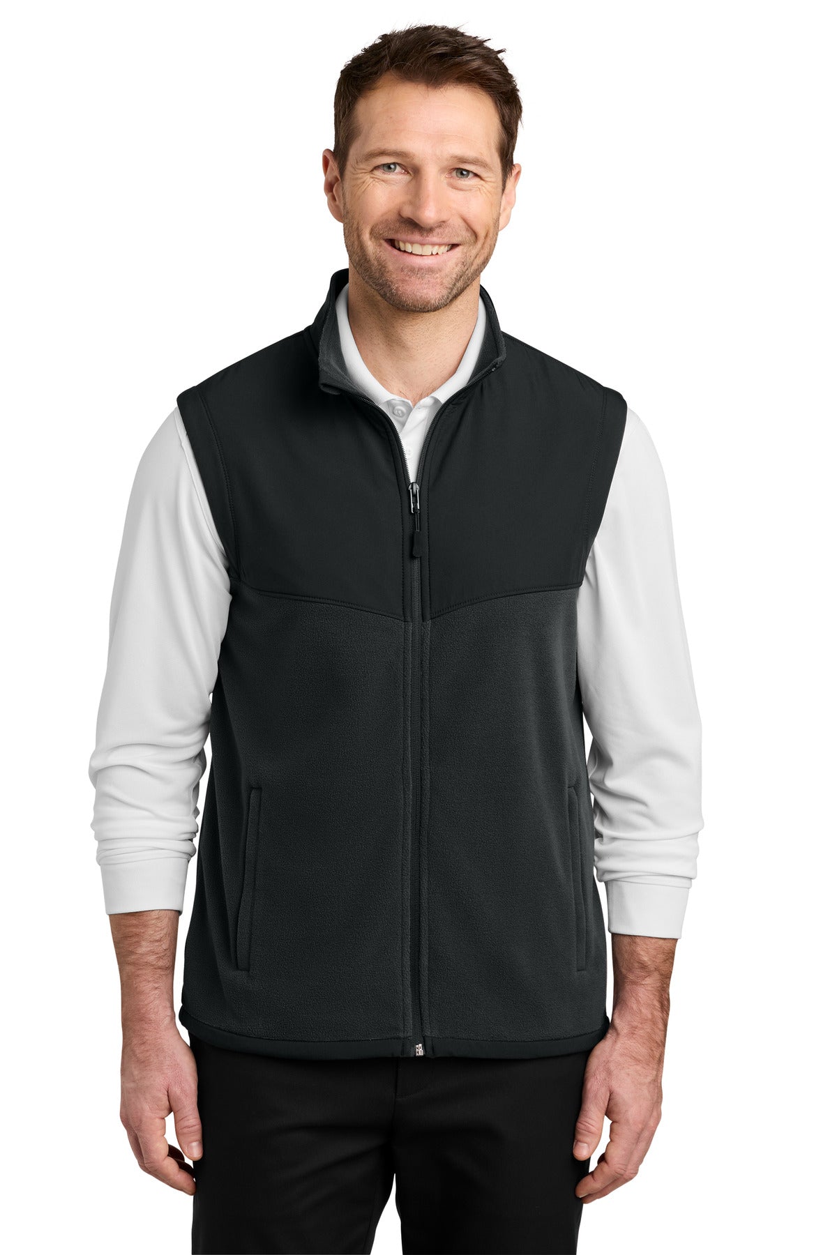Port Authority® Therma-Tek Fleece Vest F181 - Black - 2XL