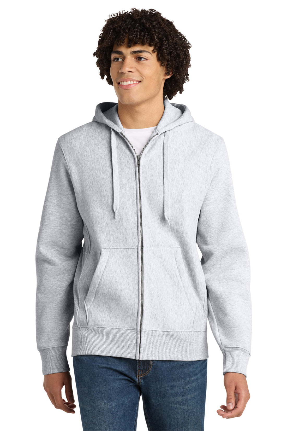 Sport-Tek® Super Heavyweight Full-Zip Hooded Sweatshirt.  F282 - Athletic Heather - 2XL