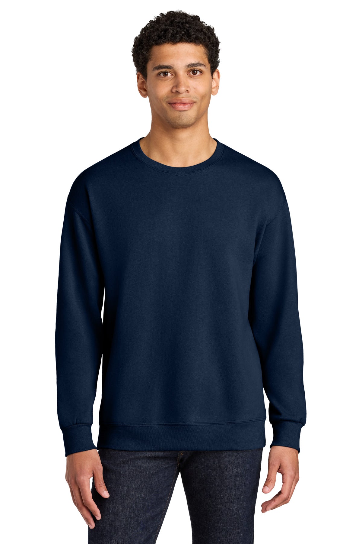 Jerzees Ultimate® Unisex CVC Ring Spun Crewneck Sweatshirt IC48M