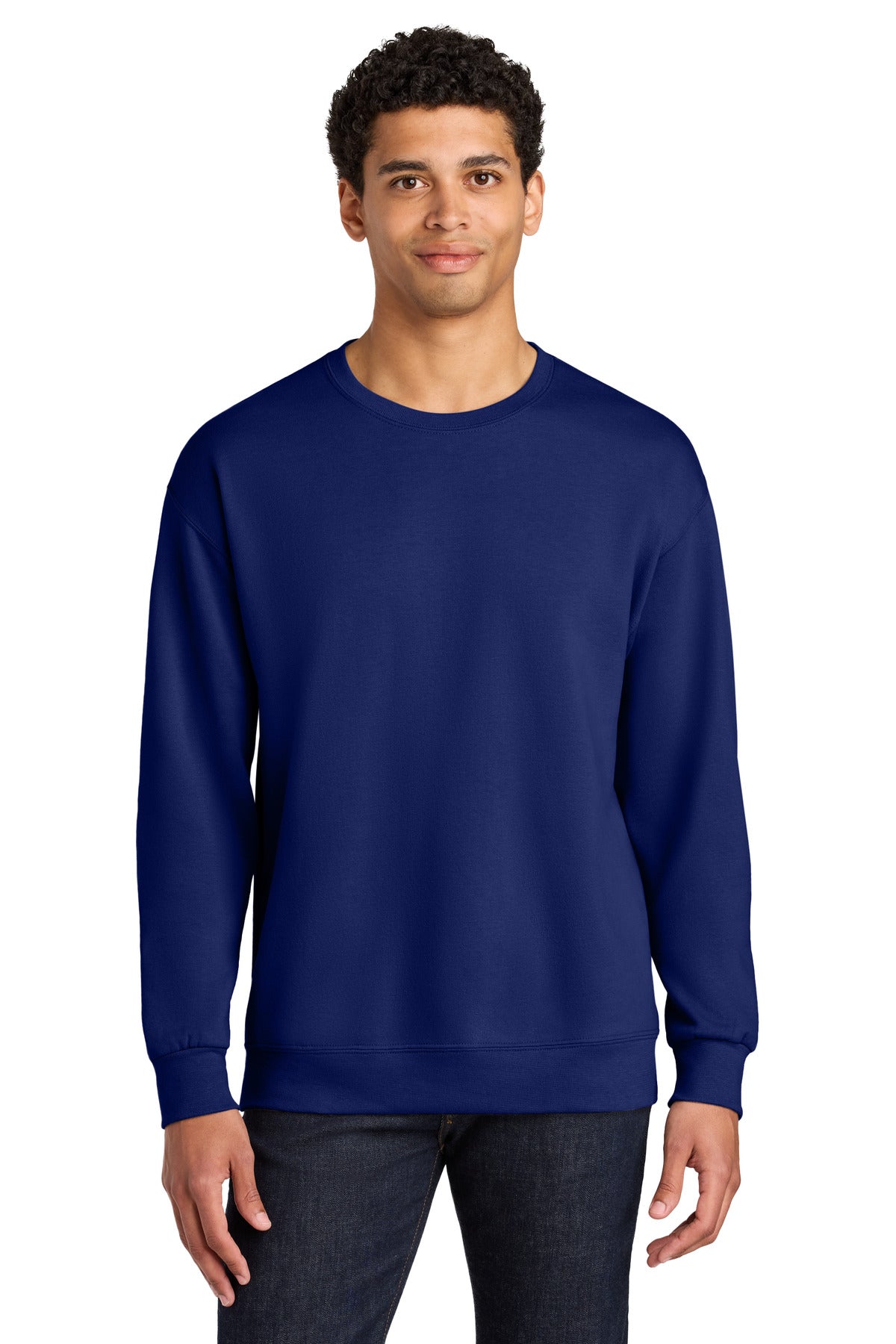 Jerzees Ultimate® Unisex CVC Ring Spun Crewneck Sweatshirt IC48M