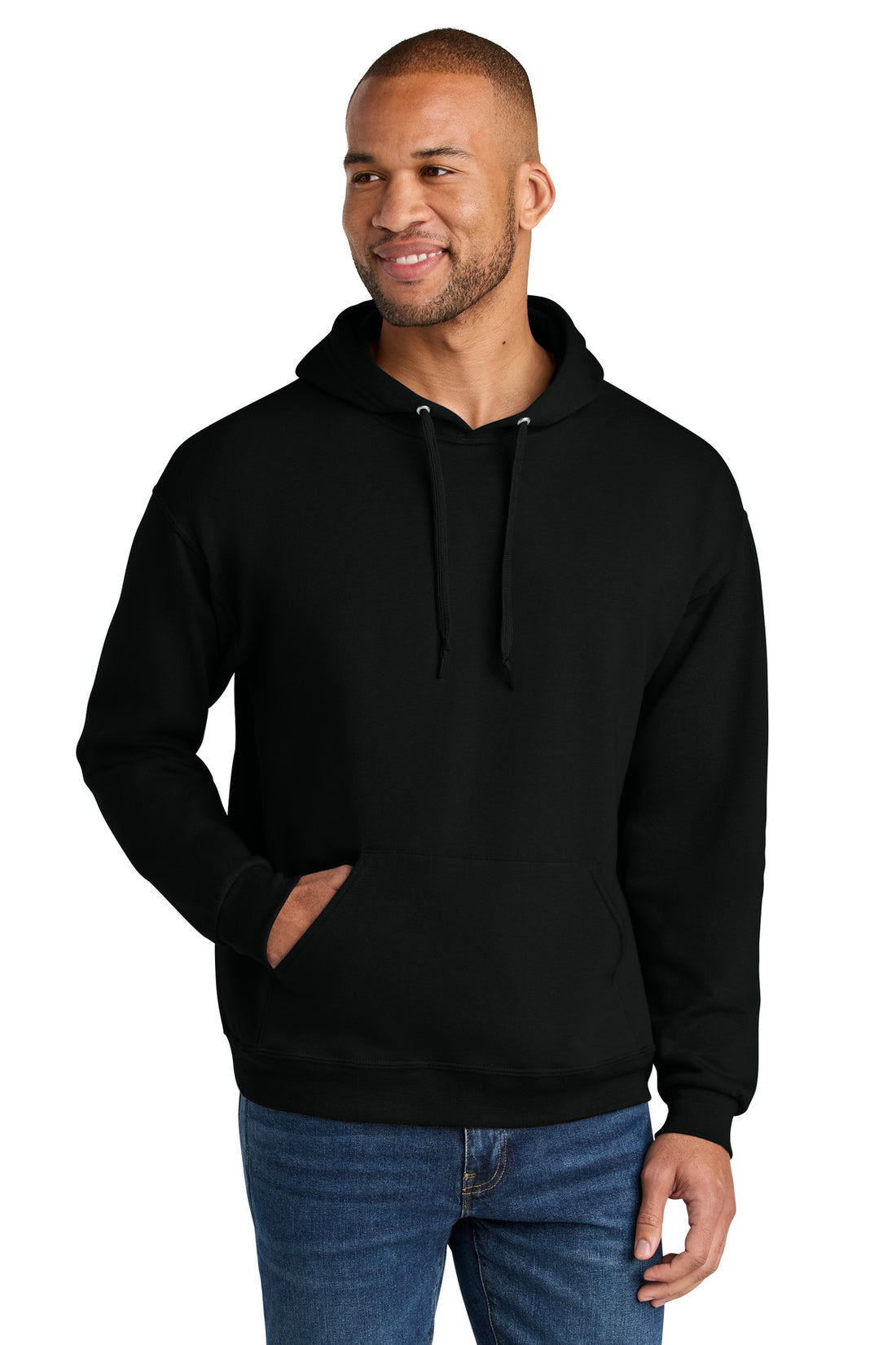 Jerzees Ultimate® Unisex CVC Ring Spun Hooded Sweatshirt IC49M