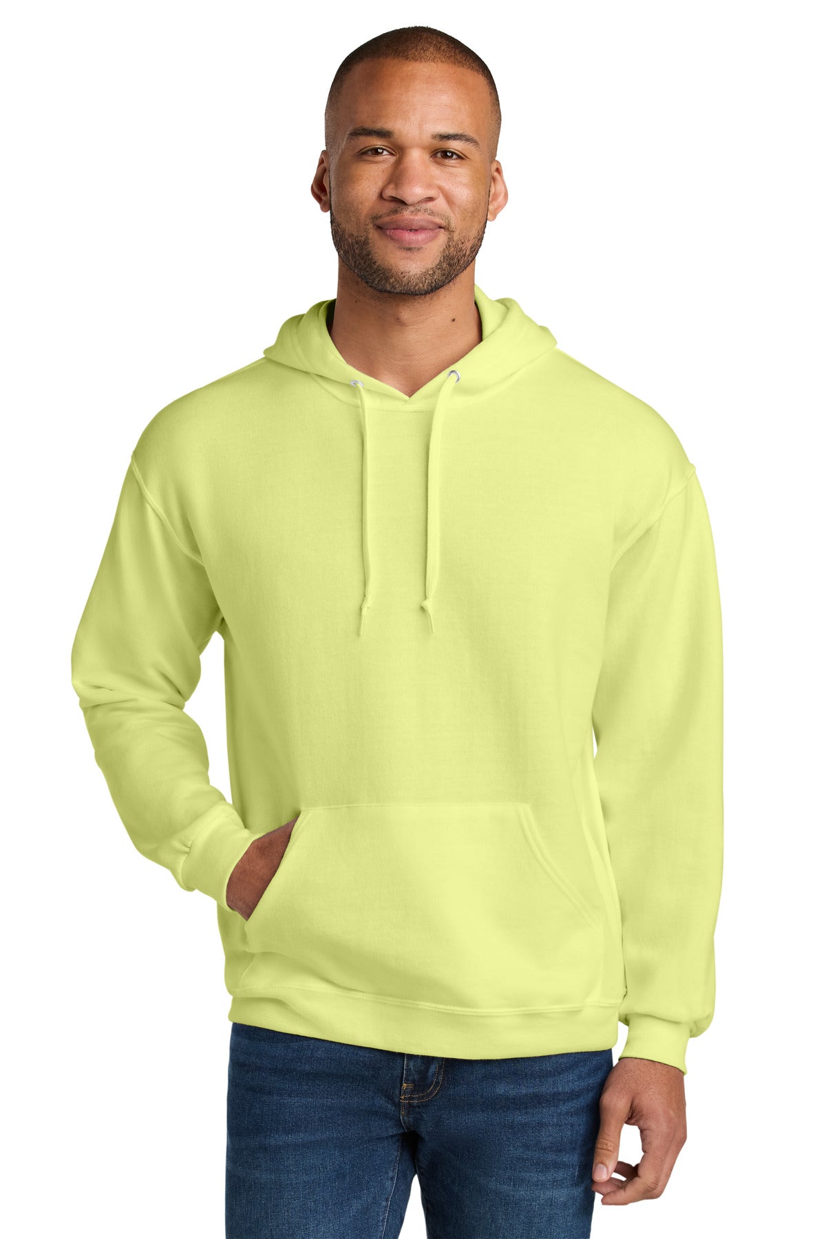 Jerzees Ultimate® Unisex CVC Ring Spun Hooded Sweatshirt IC49M