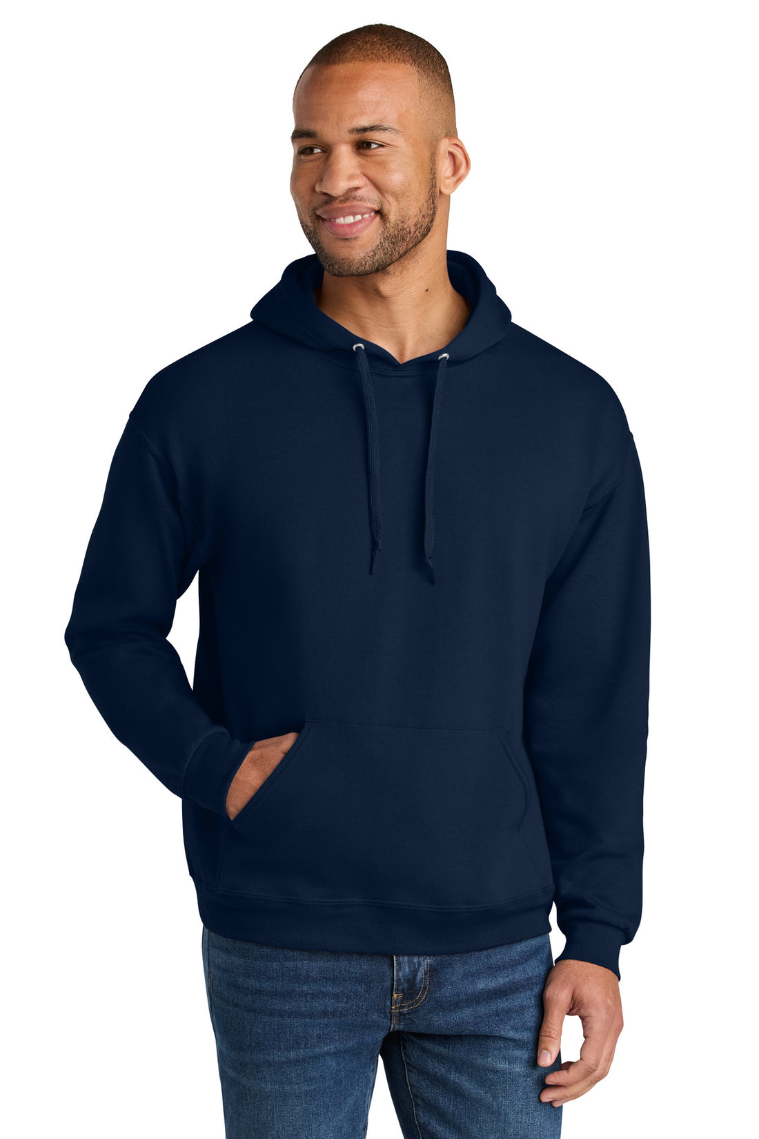 Jerzees Ultimate® Unisex CVC Ring Spun Hooded Sweatshirt IC49M