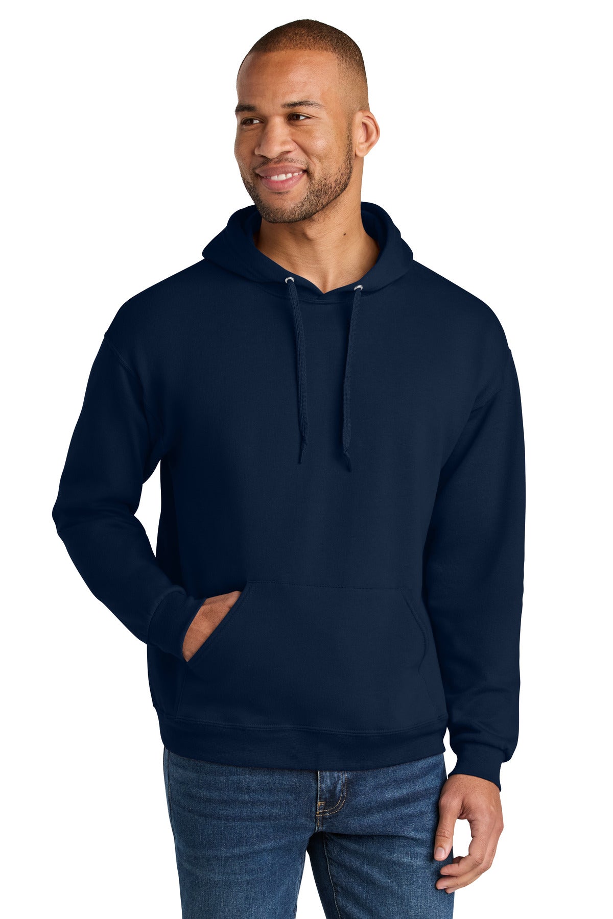 Jerzees Ultimate® Unisex CVC Ring Spun Hooded Sweatshirt IC49M