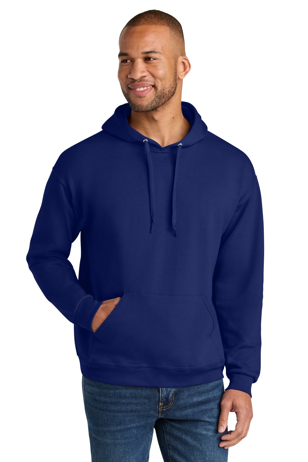 Jerzees Ultimate® Unisex CVC Ring Spun Hooded Sweatshirt IC49M