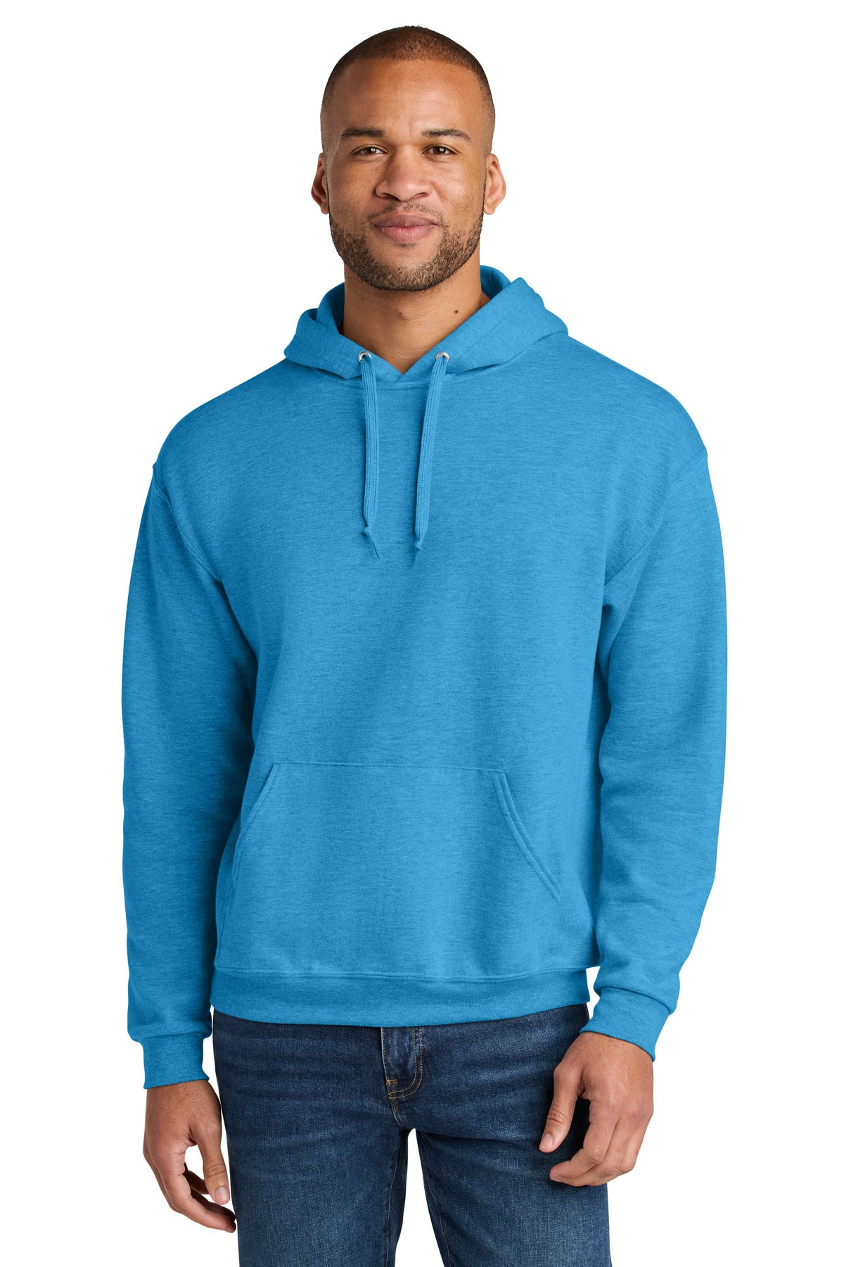 Jerzees Ultimate® Unisex CVC Ring Spun Hooded Sweatshirt IC49M