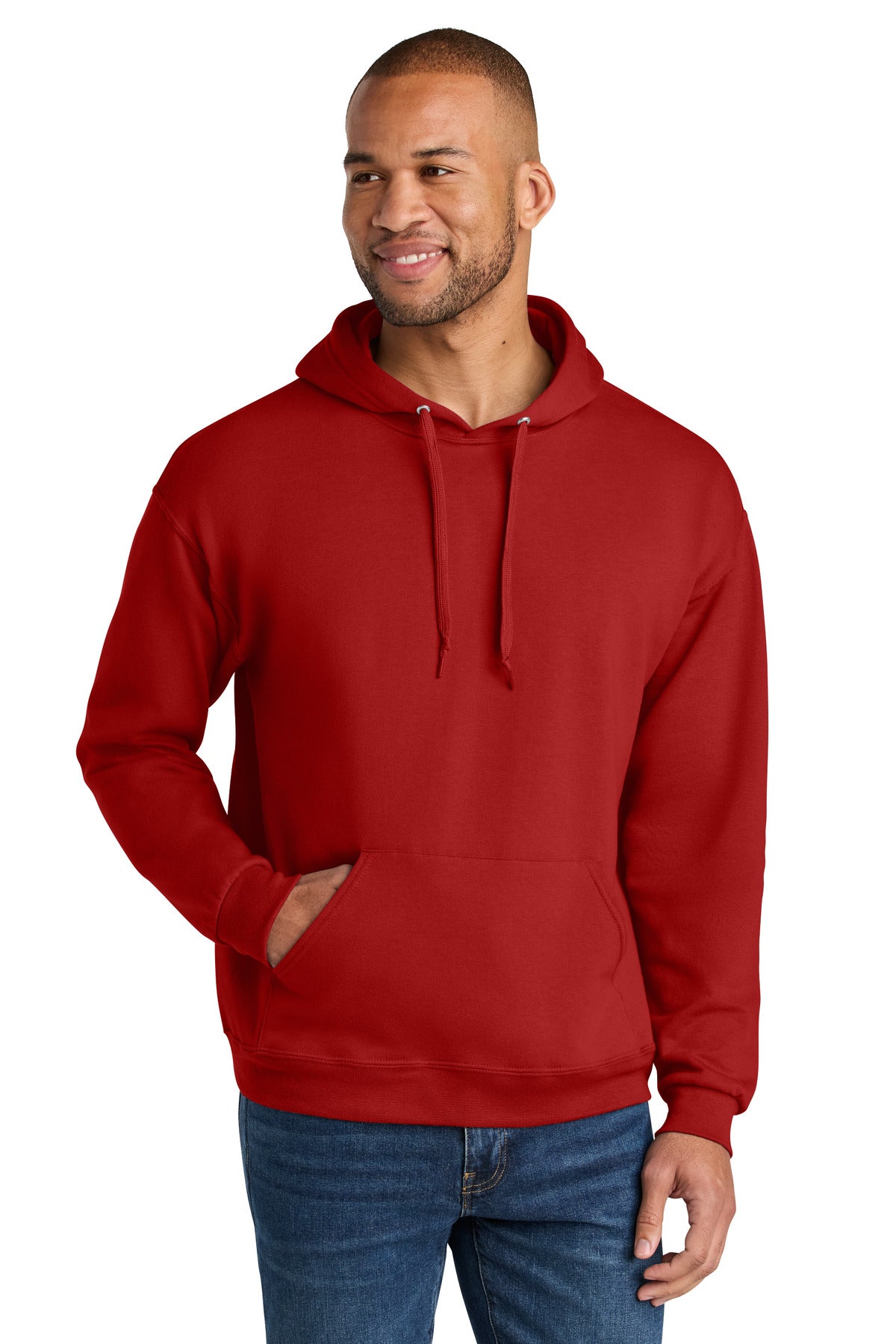 Jerzees Ultimate® Unisex CVC Ring Spun Hooded Sweatshirt IC49M
