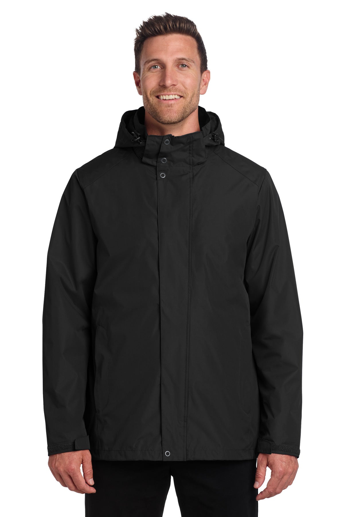 Port Authority® All-Weather 3-in-1 Jacket J123 - Black - 2XL
