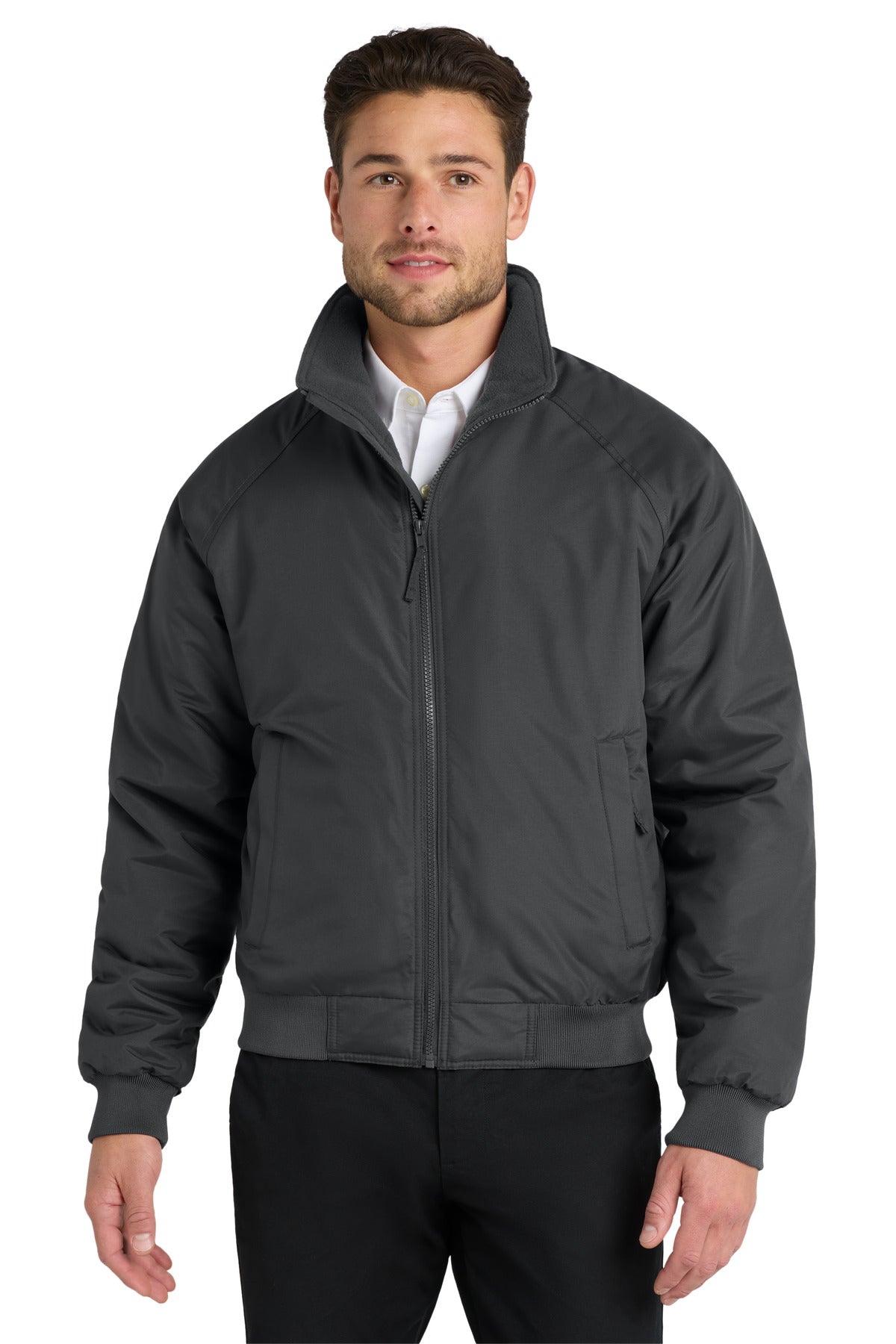 Port Authority® Charger Jacket. J328 - Battleship Grey - 2XL